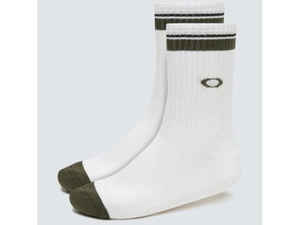 OAKLEY Essential Socks (3 Pcs) White  Cyklistické ponožky