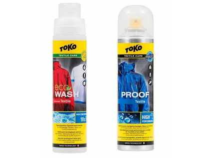 TOKO Duo Pack Textile Proof & Textile Wash 250 ml impregnacia  Impregnácia