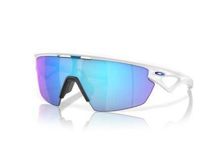 OAKLEY Sphaera Matte White/Prizm Sapphire Polarized  Športové cyklistické okuliare