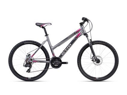 CTM Suzzy 2.0 Matná Sivá/Ružová  Horský bicykel