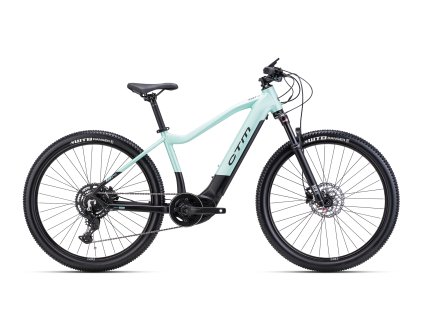 CTM Ruby Pro 27,5 Matná Čierna/Tyrkysová Perleť  Horský elektrobicykel