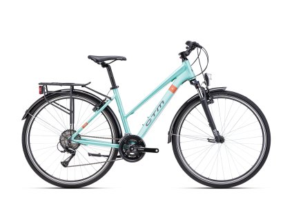 CTM Bora 1.0 Trek Matná Tyrkysová Trekkingový bicykel