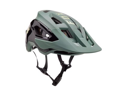 FOX Speedframe Pro Helmet Blocked Hunter Green  MTB prilba na bicykel