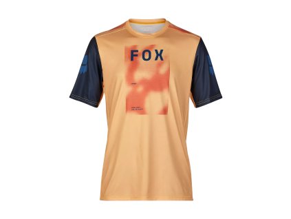 FOX Ranger Taunt Race Short Sleev Jersey Orange Sherbet  Cyklistický dres s krátkym rukávom
