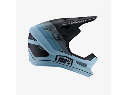 100% STATUS Helmet Decline - Grey  Downhill prilba