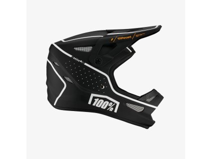 100% STATUS Helmet Dreamflow - Black  Downhill prilba