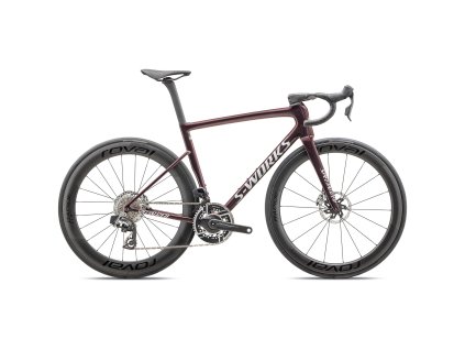 SPECIALIZED S-Works Tarmac SL8 - SRAM Red eTap AXS Gloss Solidity/Red To Black Pearl/Metallic White Silver  Cestný bicykel