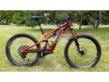 SPECIALIZED S-Works Turbo Levo SL Gloss Rusted Red/Redwood/White Mountains Použitý  Celoodpružený elektrobicykel