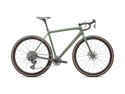 SPECIALIZED S-Works Crux - SRAM RED XPLR Gloss Cypress Metallic/Viavi Gold To Silver Pearl  Cyklokrosový bicykel