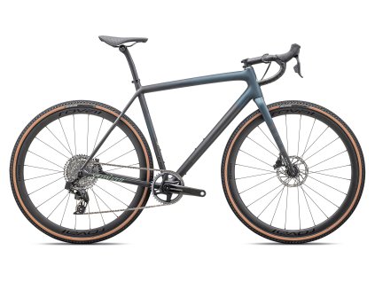 SPECIALIZED Crux Pro Satin Carbon/Deep Lake Metallic/Smoke/White Sage Metallic  Cyklokrosový bicykel