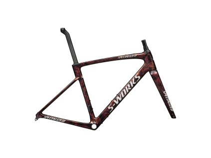 SPECIALIZED S-Works Roubaix SL8 Frameset Gloss Carbon/Red To Gold And Solidity Dry Brushed/Dune White  Rám na cestný bicykel