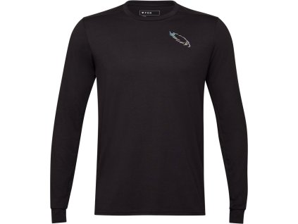 FOX Racing Ranger DR Lunar Long Sleeve Jersey Black  Cyklistický dres s dlhým rukávom