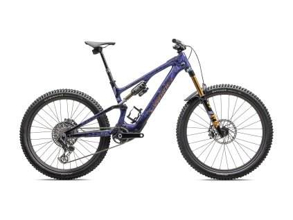 SPECIALIZED S-Works Turbo Levo SL Powdered Indigo Tint/Cool Grey Impasto/Midnight Shadow/Bronze  Celoodpružený elektrobicykel