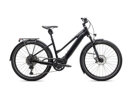 SPECIALIZED Turbo Vado 5.0 Step-Through Gloss Castblack/Satin Silver Reflective  Trekingový elektrobicykel