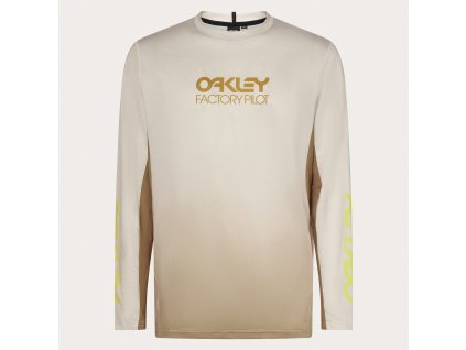 OAKLEY Maven Coast LS Jersey 2.0 Gradient Pebble Mist  Cyklistický dres s dlhým rukávom