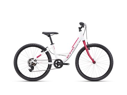 CTM Missy Biela/Tmavobordová  Detský bicykel