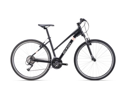CTM Bora 1.0 Matná Čierna/Pastelová Oranžová  Krosový bicykel