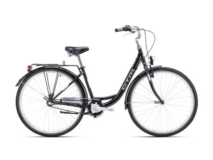 CTM Rita 2.0 Matná Čierna/Svetlozlatá Mestský bicykel