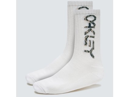 OAKLEY B1B Socks 2.0 (3 PCS) White  Cyklistické ponožky