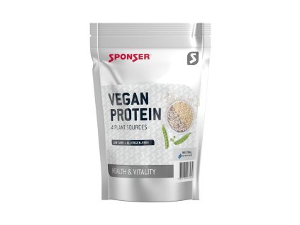 SPONSER Vegan Protein Neutral sáčok 480g  Športová výživa