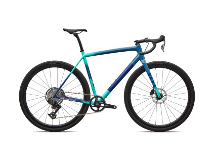 SPECIALIZED Crux Expert - SRAM Rival XPLR AXS Grey Blue/Lagoon Blue/Dune White/Majesty Blue  Cyklokrosový bicykel
