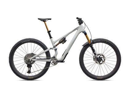 SPECIALIZED S-Works Stumpjumper 15 EVO Di2 Gloss Dolomite Metallic/Smoked Liquid Metal  Celoodpružený trailový bicykel