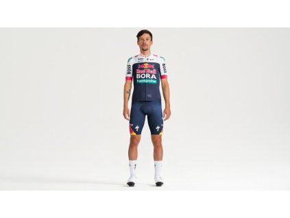 SPECIALIZED Red Bull - BORA - hansgrohe Short Sleeve Race Jersey Racing Blue/White  Cyklistický dres s krátkym rukávom