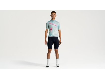SPECIALIZED Men's Specialized Foundation Short Sleeve Graphic Jersey Sea Foam/Rebel Pink Focal (Veľkosť oblečenia XS)