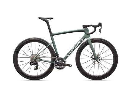 SPECIALIZED S-Works Tarmac SL8 – SRAM RED AXS Gloss Premium Fjord Metallic/White Metallic Silver (Veľkosť rámu 61cm)