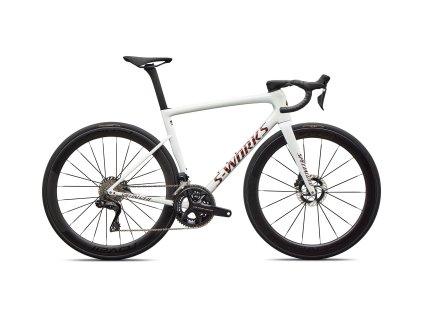 SPECIALIZED S-Works Tarmac SL8 - Shimano Dura-Ace Di2 Gloss Metallic White Silver/Pearl/Black (Veľkosť rámu 61cm)