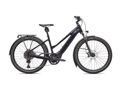 SPECIALIZED Turbo Vado 5.0 Step-Through Gloss Castblack/Satin Silver Reflective (Veľkosť rámu XL)