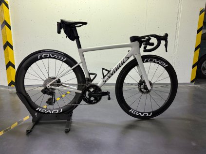 SPECIALIZED S-Works Tarmac SL8 - Shimano Dura-Ace Di2 Satin Fog Tint/Green Ghost Pearl/Red Ghost Pearl Fade (Veľkosť rámu 52cm)