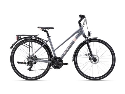 CTM Maxima 1.0 Trek Matná Šedá (Veľkosť rámu 18")