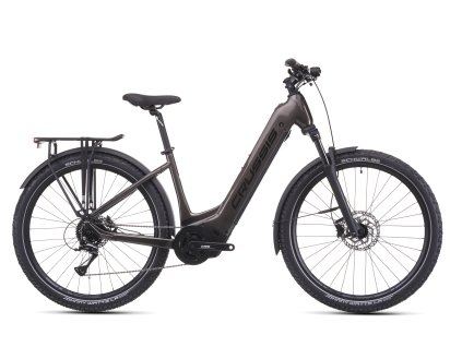 CRUSSIS ONE-Country 7.11-(715 Wh) Hnedá/Šedá (Veľkosť rámu 19")