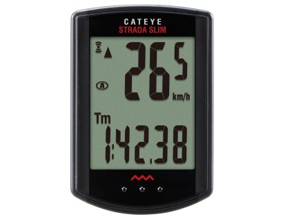CYKLOPOČÍTAČ CATEYE STRADA WIRELESS SLIM - ROAD (RD310W) ČIERNY