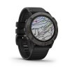 GARMIN fénix 6X Pro Solar Titanium Carbon Gray DLC Black band