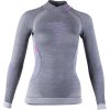 UYN Lady Fusyon UW Shirt LS Turtleneck Anthracite/Purple/Pink