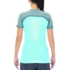 UYN LADY MARATHON OW SHIRT SH_SL RIVER BLUE/STORMY WEATH/WHI