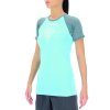 UYN LADY MARATHON OW SHIRT SH_SL RIVER BLUE/STORMY WEATH/WHI