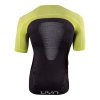 UYN MAN MARATHON OW SHIRT SH_SL CHARCOAL/ACID LIME/WHITE