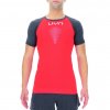 UYN MAN MARATHON OW SHIRT SH_SL HIGH RED/CHARCOAL//WHITE
