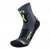 UYN CYCLING MTB MAN SOCKS G961 ANTHRACITE/YELLOW FLUO
