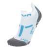 UYN RUN LADY 2IN SOCKS W135 WHITE/TURQUOISE