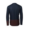 POC MTB Pure LS Jersey Turmaline Navy/Axinite Brown  Cyklistický dres
