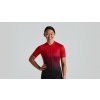 SPECIALIZED Women's SL Air Short Sleeve Jersey - Sagan Collection: Deconstructivism Red/Black Fade