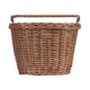 BASIL Bremen Wicker KF - bicycle basket - front - nature