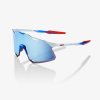 48766 100 hypercraft totalenergies team matte white metallic blue hiper blue multilayer mirror lens