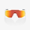 100% SPEEDCRAFT - Soft Tact Off White - HiPER Red Multilayer Mirror Lens  Športové cyklistické okuliare