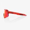 100% S3 LE - Peter Sagan - Gloss Translucent Red / Hiper Red Mirror lens  Športové cyklistické okuliare