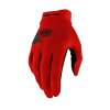 100% Ridecamp Gel Gloves Red (Veľkosť rukavíc XXL)